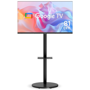 10% 환급가전 위드라이프 구글 32인치 스마트TV 무빙라이프 삼탠바이미 세트 1등급 안드로이드, 기사님 방문 거치 조립설치-리치블랙세트