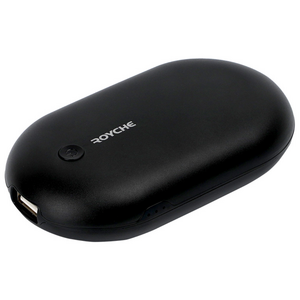 로이체 손난로 보조배터리 HW-03 양면발열 휴대용 전기 전자 핫팩 대용량 USB 충전식, HW-03 블랙