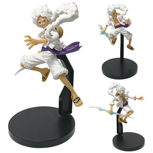 애니메이션 피규어 원피스 루피 흰머리 책상 장식품 선물용 18 cm, 1개