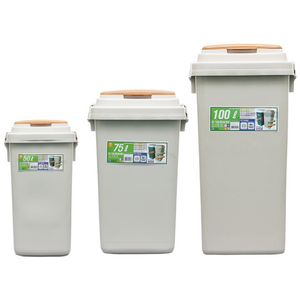 아파트 교실 쓰레기 재활용 분리 배출 대형 대용량 수거함, 75L