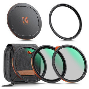 K&F NANO X 마그네틱 퀵릴리즈 렌즈 필터 키트 CPL + ND2-32 가변필터 + 블랙미스트 1/4 세트 어댑터링 렌즈캡 포함 28층 나노코팅 초슬림 자석식 교체형 카메라, 1개, 67mm