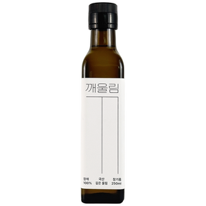 깨울림 국산 저온압착 참기름 깊은 울림, 1개, 250ml
