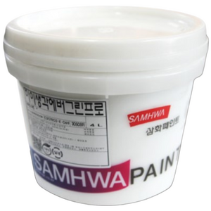 삼화 고급 벽지 삼화 아이생각 에버그린프로 벽지용 친환경 방문 가구 몰딩, 화이트, 1개, 4L