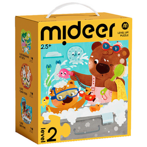 Mideer 미디어 레벨업 퍼즐 LEVEL 2, 1개, 일생생활습관 기르기, 1피스