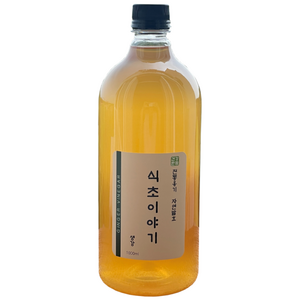 [식초이야기] 천연 발효 생강 식초 무설탕 국내산 과일 수제 식초, 1개, 1L