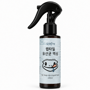 한방애 파충류 락토 유산균 액상 크레스티드게코 도마뱀 장건강 귀뚜라미 냄새제거, 100g, 1개