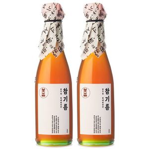 현대방앗간 저온압착 참기름, 2개, 300ml 골드박스 특가