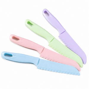 무독성 어린이 안전칼 유아 칼 아동 소꿉놀이 아동칼, 라이트핑크, 1개
