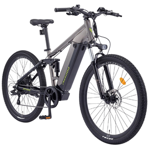 [삼천리자전거 베스트샵] 삼천리 2025 27.5 팬텀 FS 듀얼 서스펜션 MTB 전기자전거 100% 완조립 / 사은품 증정, 웜 실버 / 블랙, 알루미늄