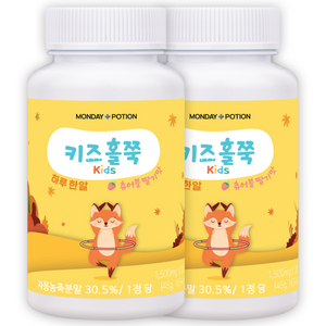 우리아이쏙쏙 키즈홀쭉 숙지황 홍화씨 차전자피 소아비만 변비, 30정, 2개