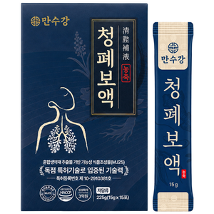 청폐보액 [도라지 맥문동 산수유 생강 브로멜라인 황기 뽕나무], 1박스, 225g