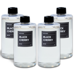 JSP디퓨저 500ML 리필액 4개, 블랙체리