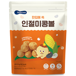 베베쿡 한입에 쏙 인절미 콩볼, 인절미맛, 25g, 1개