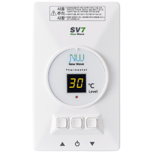 써브텍 온도조절기 SV7 전기판넬 난방용 온도조절기 4kW, 1개