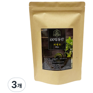 정앤정 100일동안 삼각티백 마테차, 1.2g, 100개입, 3개