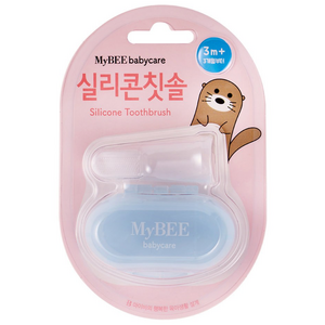 마이비 실리콘 손가락 칫솔, 혼합색상, 1개입, 1개