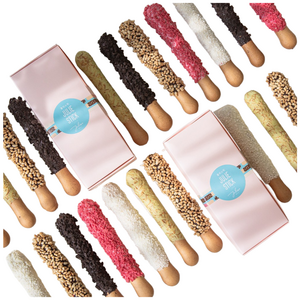 줄리스틱 - 수제 초코 막대 과자 쿠키 완제품 수능 수험생 합격 응원 선물 세트 두바이 초콜릿 답례품, 1개