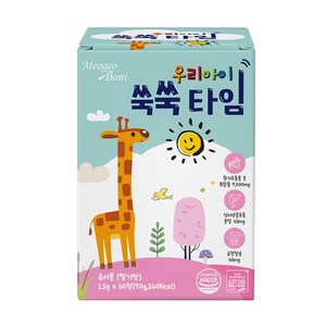 머거보니 우리아이 쑥쑥타임 황기추출물 유청칼슘 상어연골추출물, 6박스, 60정