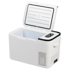 알피쿨 캠핑 냉장고 AK25, 화이트 + 블랙, 21.6L