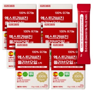 퓨어데이즈 아침엔 냉압착 유기농 엑스트라버전 올리브오일 스틱, 180개, 10g