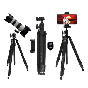 명품 747프로 삼각대 1위 대형 메탈 볼헤드 카메라 삼각대 캠코더 액션캠 DSLR 디카 핸드폰 휴대폰 스마트폰 거치대 리모컨 옵션 카메라 캐논 소니 삼성 니콘 카메라 삼각대, 1개, 삼각대 747프로+옵션팩