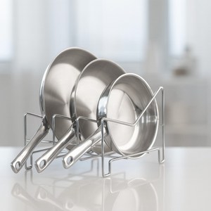 국산 올스텐 후라이팬 정리대 6mm M 웍정리대, 3단, 실버, 1개