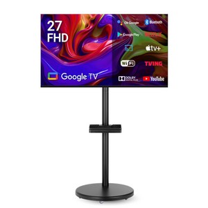 무빙큐빅스 블랙에디션 27인치 FHD 삼탠바이미 퍼스트 셋트 이동식 스마트TV 삼텐바이미 중소바이미, 방문설치, 스탠드형, 69cm/27인치