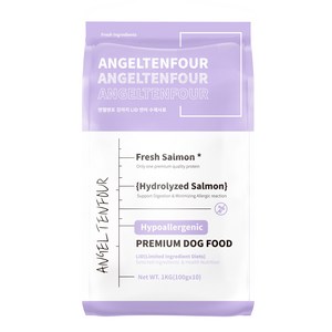 엔젤텐포 강아지 LID 눈물 피부 깨끗 수제사료, 1개, 1kg, 연어