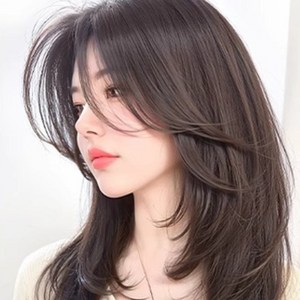 샤일리 여성 정수리 부분가발 탑커버 머리숱 보충 가발, 자연블랙+앞머리타입-40CM, 1개