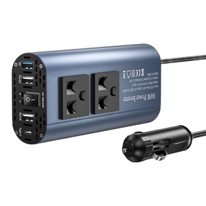 차량용 500W 인버터 새로운 Type-C 인터페이스 QC 초고속 컨버터 USB 멀티 충전구 12V 220V 60HZ, 1개