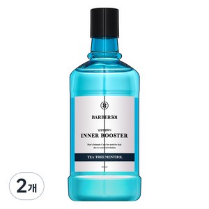 바버501 이너 부스터 남성 청결제 티트리 멘톨, 263ml, 2개