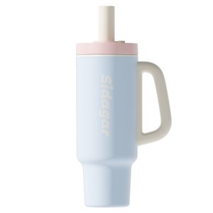 세다가 2026 자유 시리즈 316 스테인리스 세라믹 대용량 보온보냉 텀블러, 1개, 1100ml, 블루