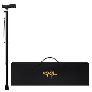백년보 초경량 텔레스코픽 노인 어르신 길이조절 지팡이 부모님 할머니 할아버지, 1개, Extend-T910 (길이 조절형)