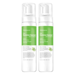 페디슨 퓨어 페미닌 알로에 & 콜라겐 여성 청결제 거품형, 200ml, 2개