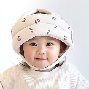 케라타 ibul 유아용 아기 머리쿵 보호대 머리 보호 헬멧 2cm, 1개, 체리.