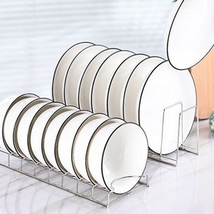 라라공방 다용도 접시 심플정리대 2P 세트, 스테인리스