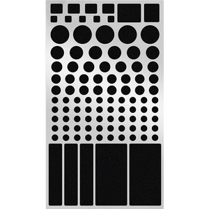 불빛차단 암막스티커 LED 빛차단 가리개 불투명 공유기 멀티탭 시야 차단 스티커, 1개, 상세페이지 참조