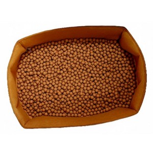 지음 황토볼 발바닥지압 발마사지기 지압매트 맨발걷기 12mm 3.5kg, 중, 1개, 황토색