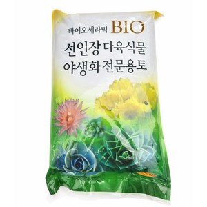 선인장다육식물 야생화전문용토, 1개, 2L