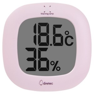 드레텍 온습도계, 핑크, 1개