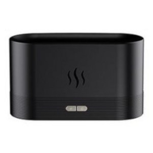 HK.SELL 감성 불멍 무드등 가습기, 블랙, BLACK 블랙