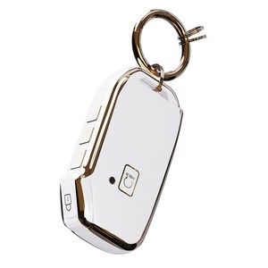 기아 호환 EV6 쏘렌토 MQ4 니로 스포티지 nq5 셀토스 카니발 K8 K7 K5 K3 스마트키 키케이스 키홀더 키링 악세사리 차량용품, 화이트, 5버튼