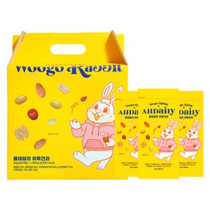 우고래빗 올데일리 하루견과, 80개, 20g