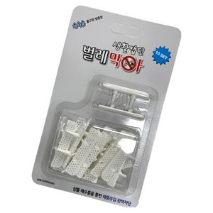 생활캡틴의 국내산 벌레막아 창틀 샷시 배수구 물구멍 벌레막이 10세트, 1개, 퓨어화이트