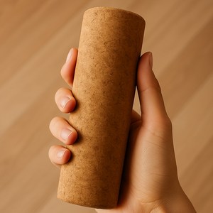 코르크 친환경 미니 폼롤러, 1개, 우드
