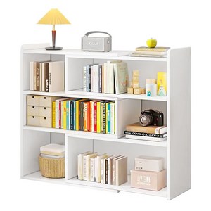 레퓰리 다용도 수납 책장 좌우연장 책꽂이 선반, 화이트업그레이드, 3단