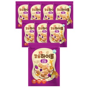아이배냇 꼬마 칼슘 한입 하이롤, 50g, 8개, 자색고구마