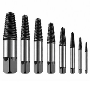 볼트리무버 히다리탭 8PCS 반대탭 나사 제거 역탭 백탭 피스제거 세트, 1세트
