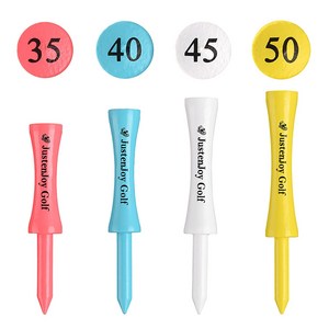 제이제이홈 골프티 골프티꽂이 명품 대나무, 핑크, 50개