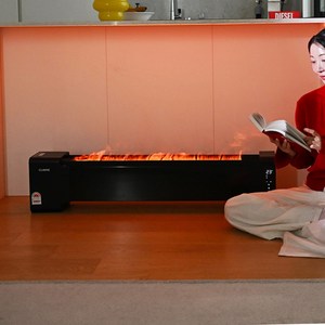 쿠오레 가습기능 PTC 전기히터 CH-LH20B 불멍 스토브 난방기 난로 가정용 온열기 사무실 거실, 단품, 단품